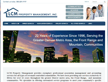 Tablet Screenshot of lcmpropertymanagement.com